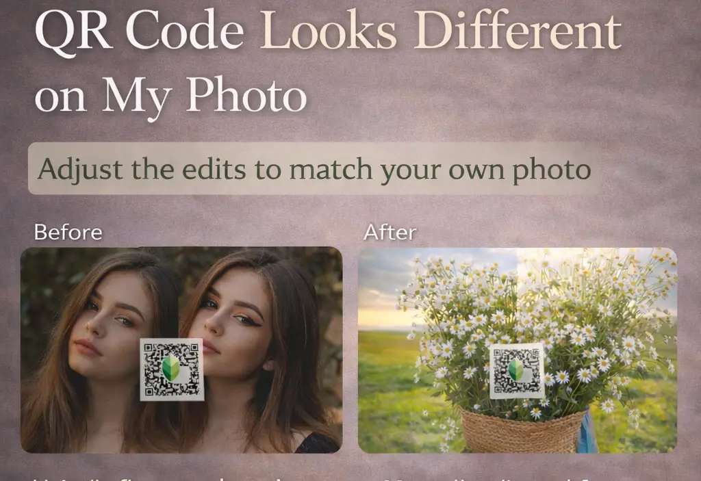 Mobile me Snapseed QR code apply karna

