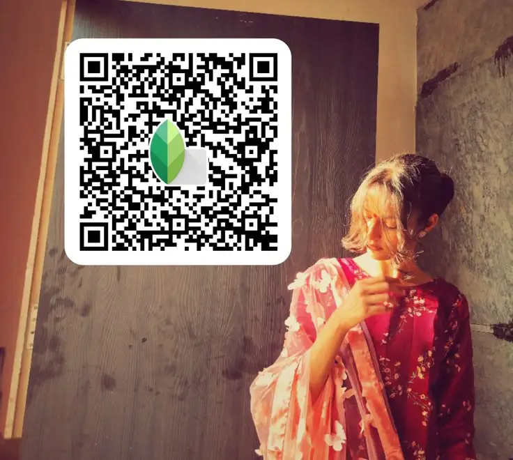 color pop portrait Snapseed QR