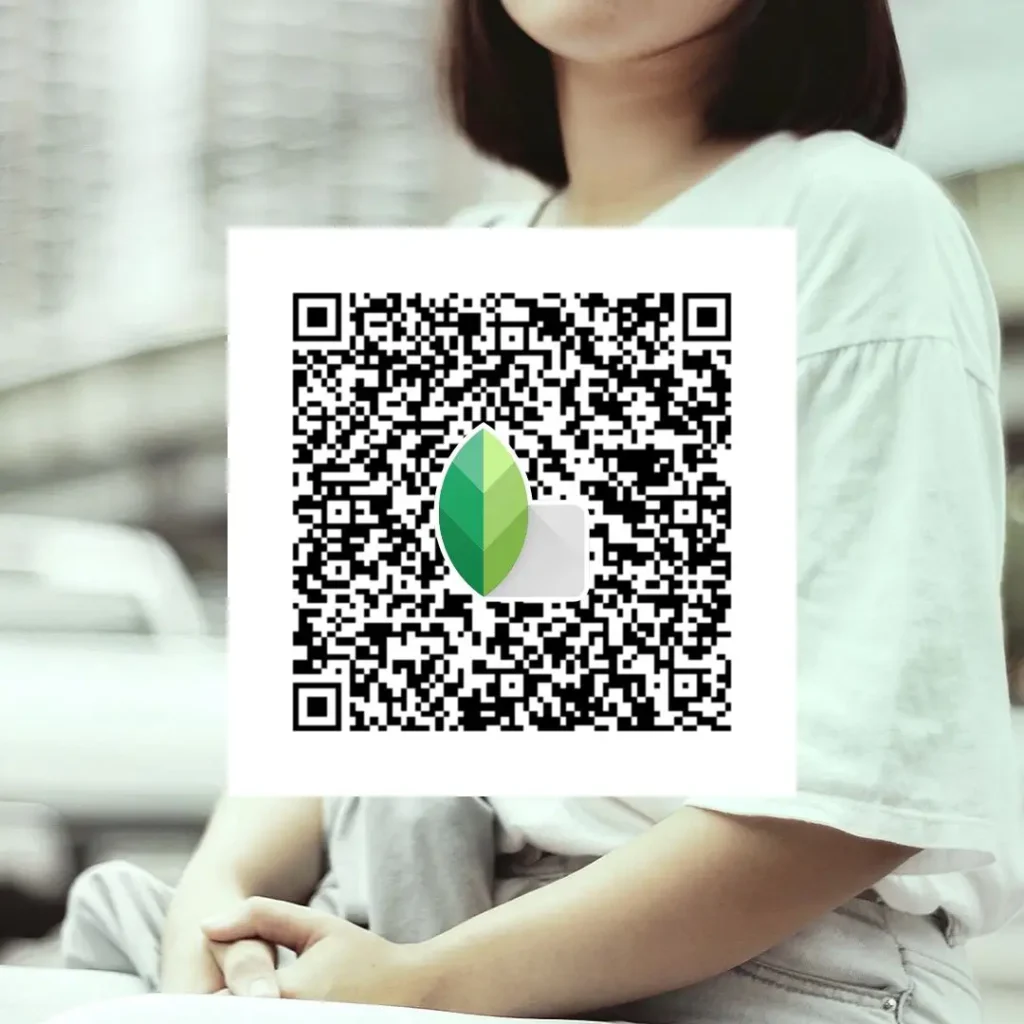 सॉफ्ट ग्लो फेस स्मूथ Snapseed QR कोड