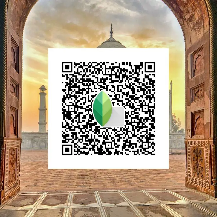 vibrant look ke liye Snapseed QR