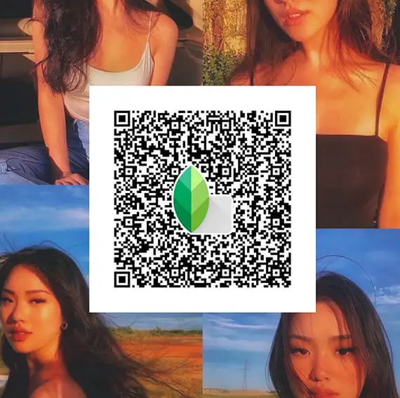 warm portrait Snapseed QR preset