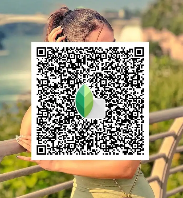 कलरफुल पोर्ट्रेट Snapseed QR