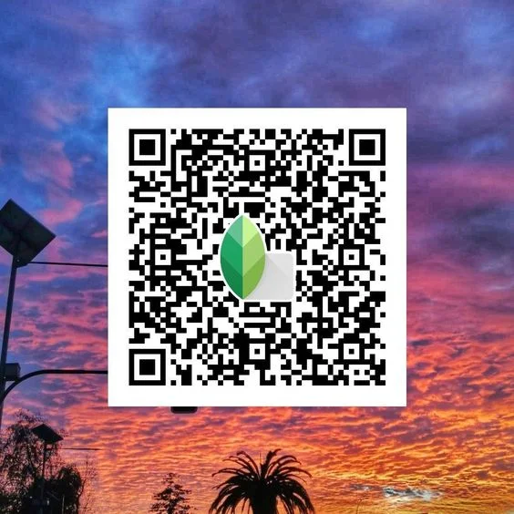 गोल्डन आवर पोर्ट्रेट Snapseed QR कोड