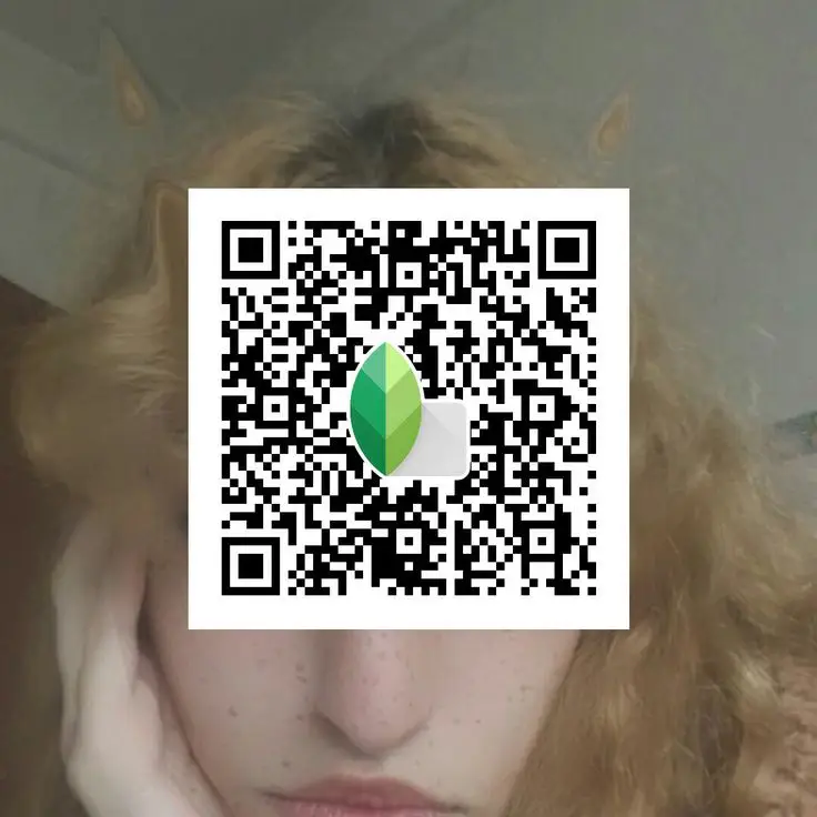 warm tone portrait Snapseed QR code