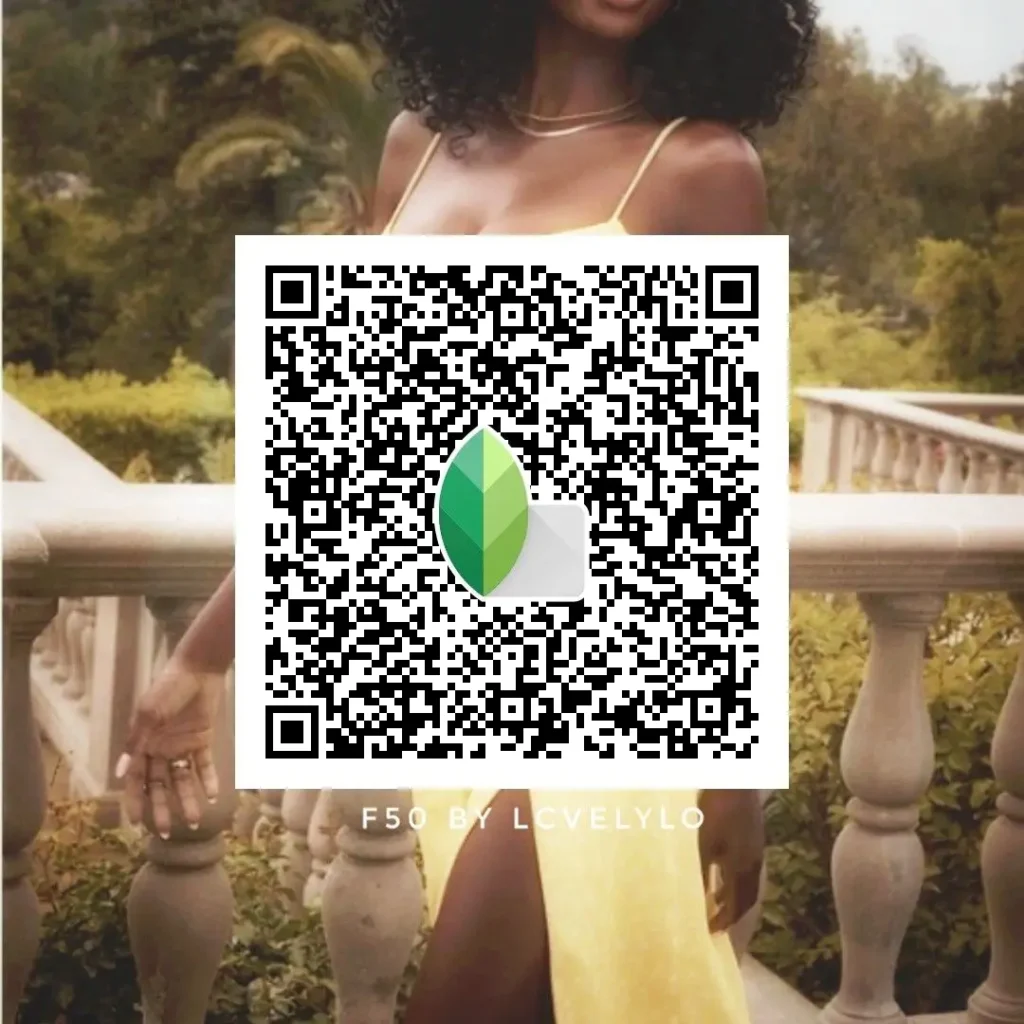 हल्का ग्लो वाला Snapseed QR कोड