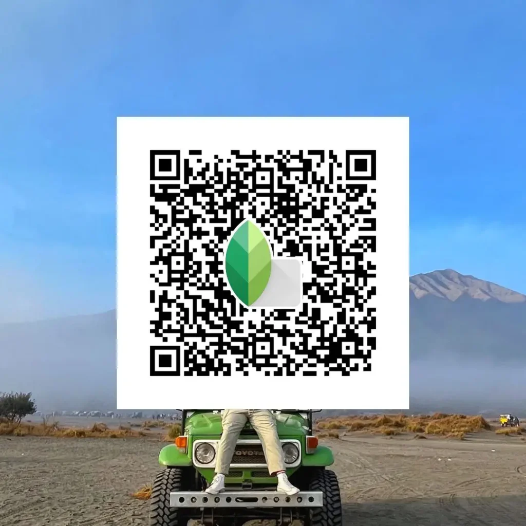 4K Snapseed QR Codes for Car Photos