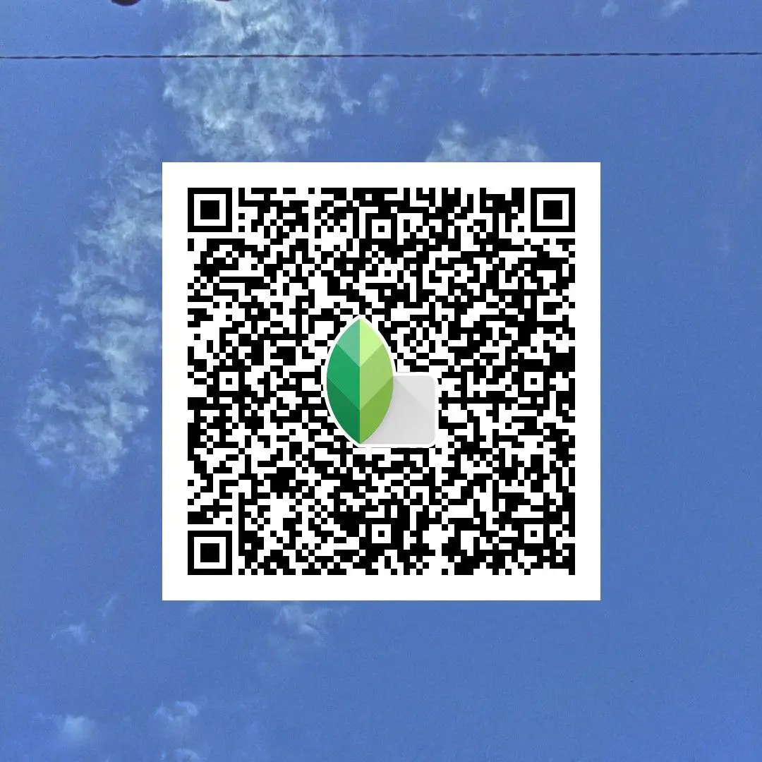 Peaceful nature photography edited with Snapseed QR code filters