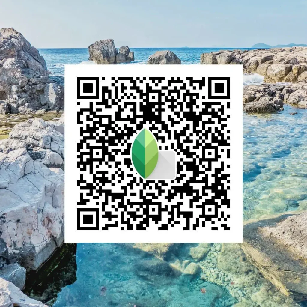 Bright natural beach photo edited with Snapseed preset, fresh sunlight look