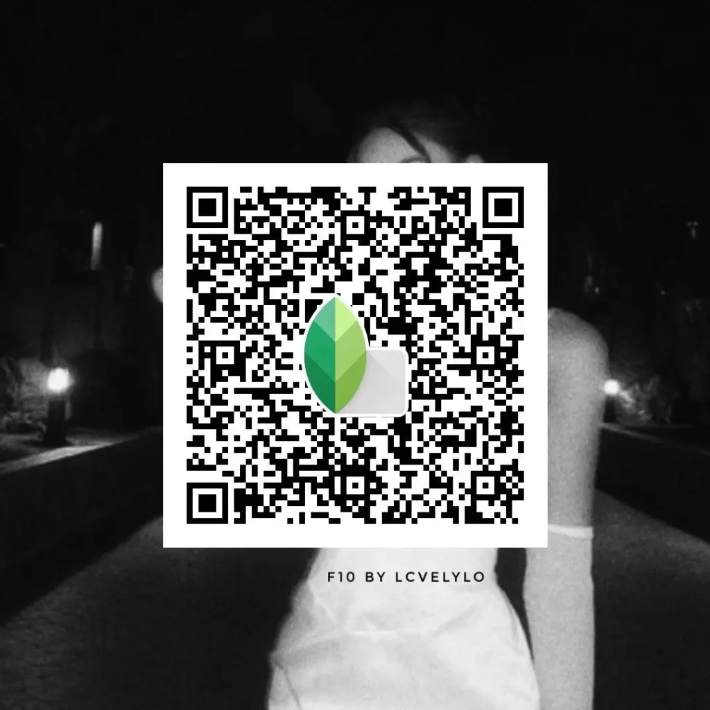 Cinematic mood and tone Snapseed QR code