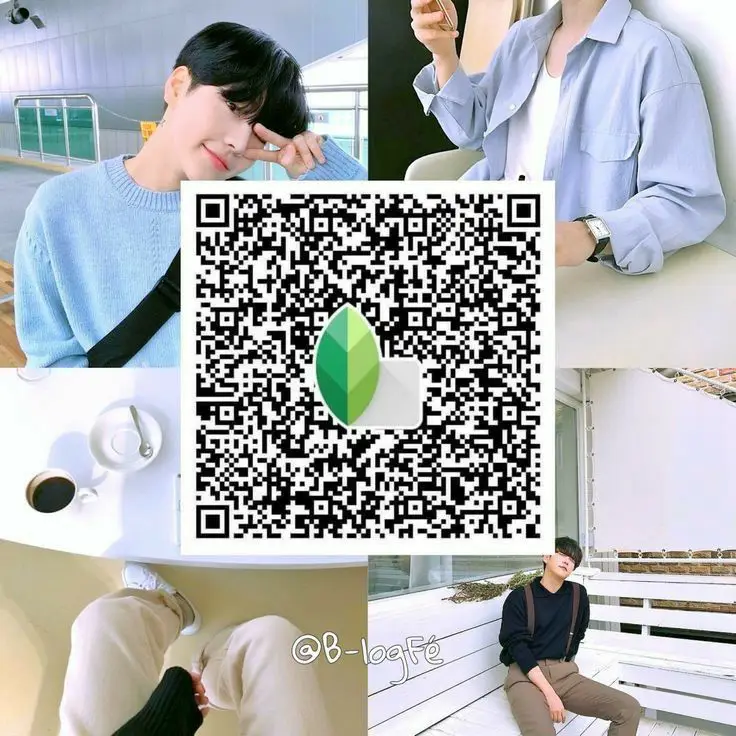 Example of DSLR‑style tones and sharpness created using Snapseed QR code