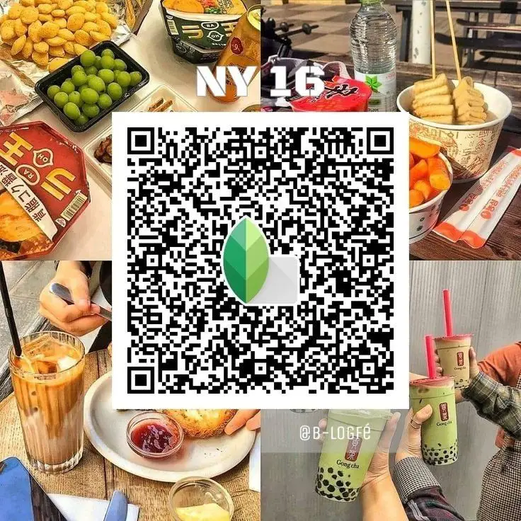 Food photos ke liye cinematic Snapseed QR code
