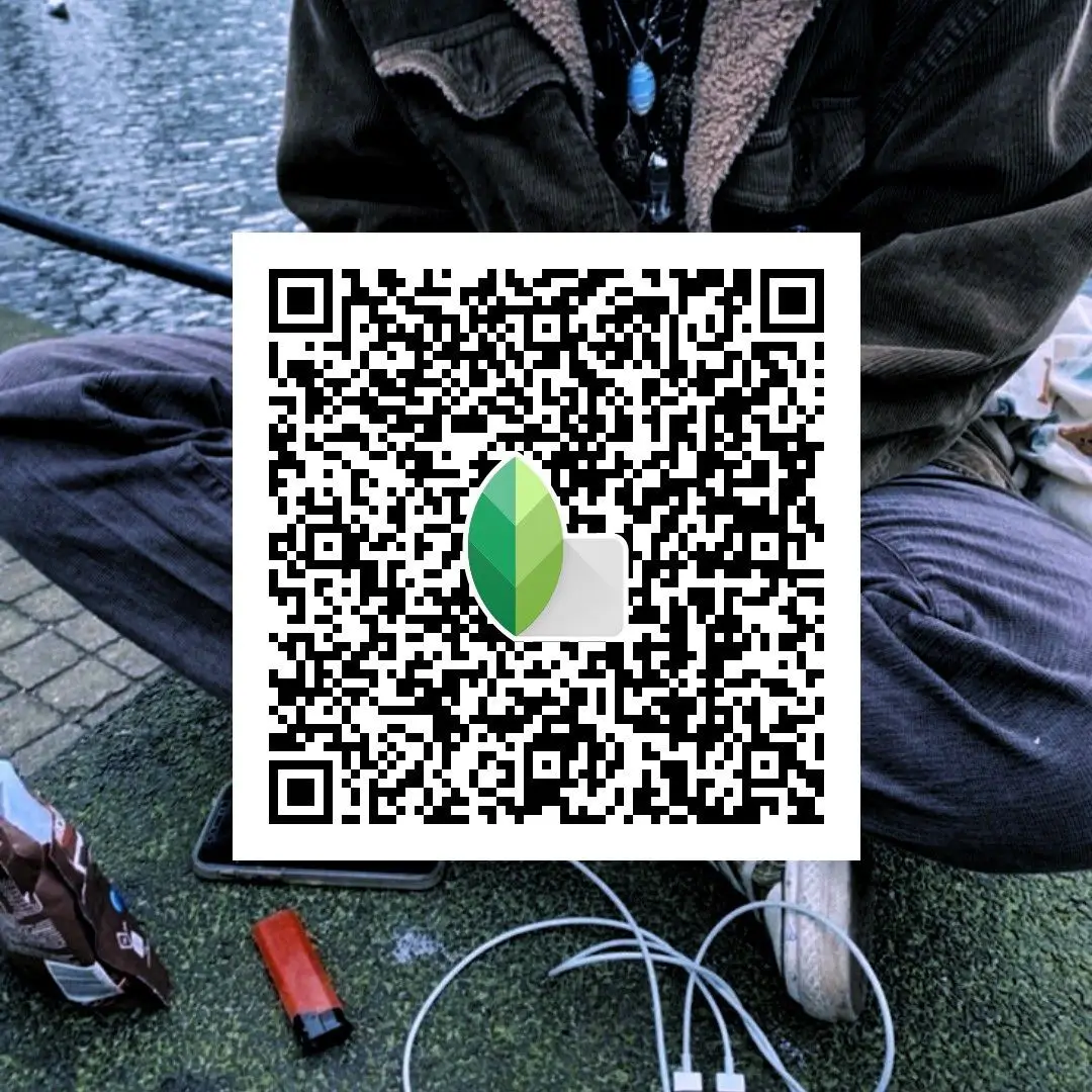 Minimal beach hero image edited with Snapseed QR code filters