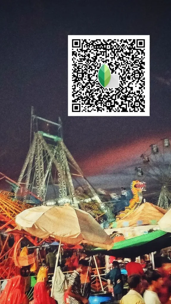 Sky photo ke liye HD Snapseed QR code jisme colors smooth hain