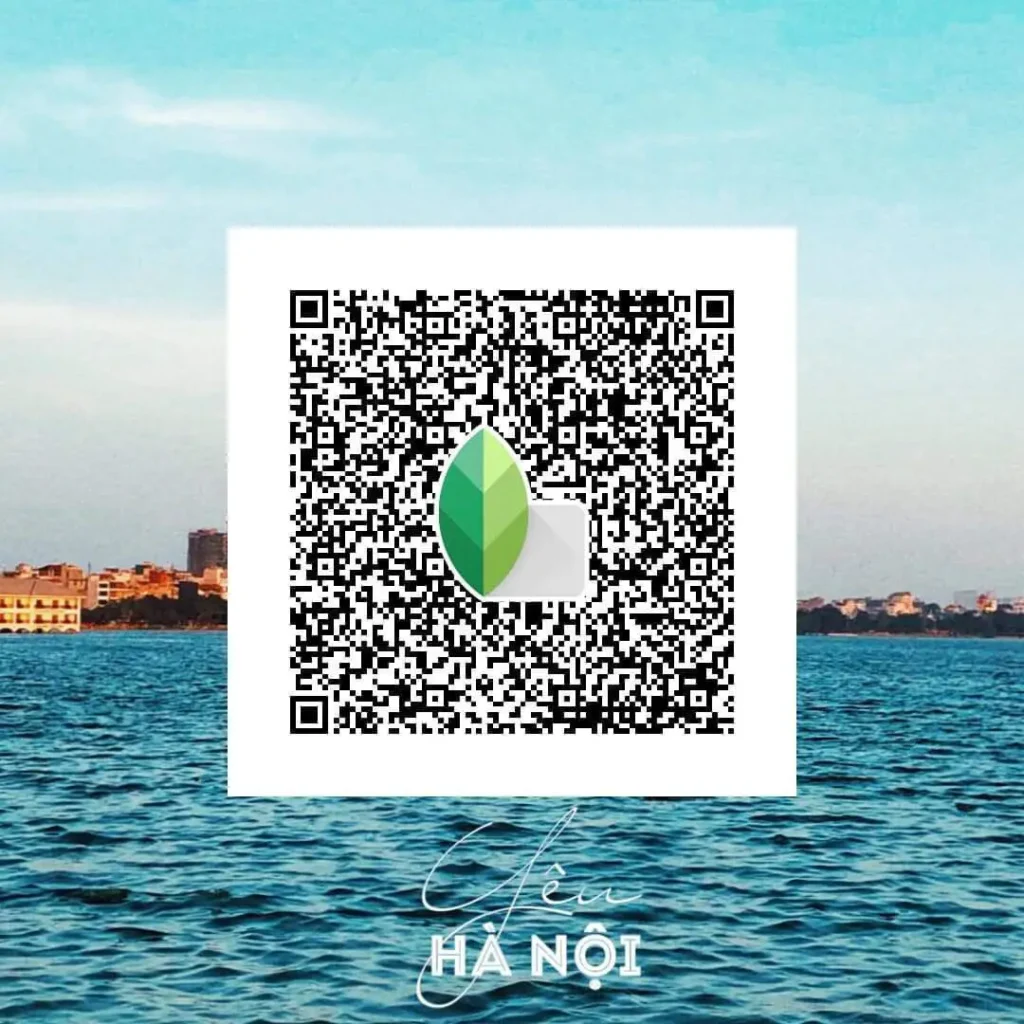 Snapseed QR Codes HD 4K se edit ki gayi beach photo