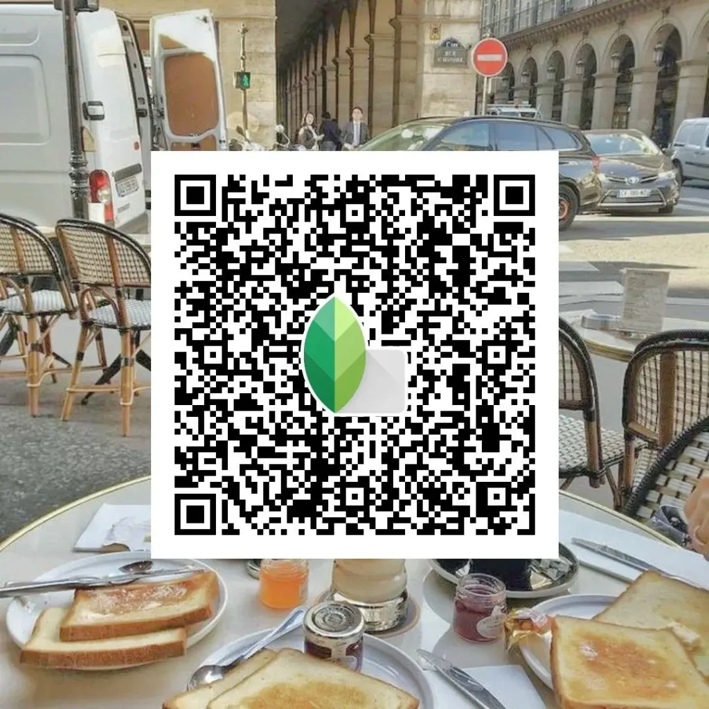 Snapseed QR Codes HD 4K से एडिट की गई ऑब्जेक्ट‑आधारित फोटो