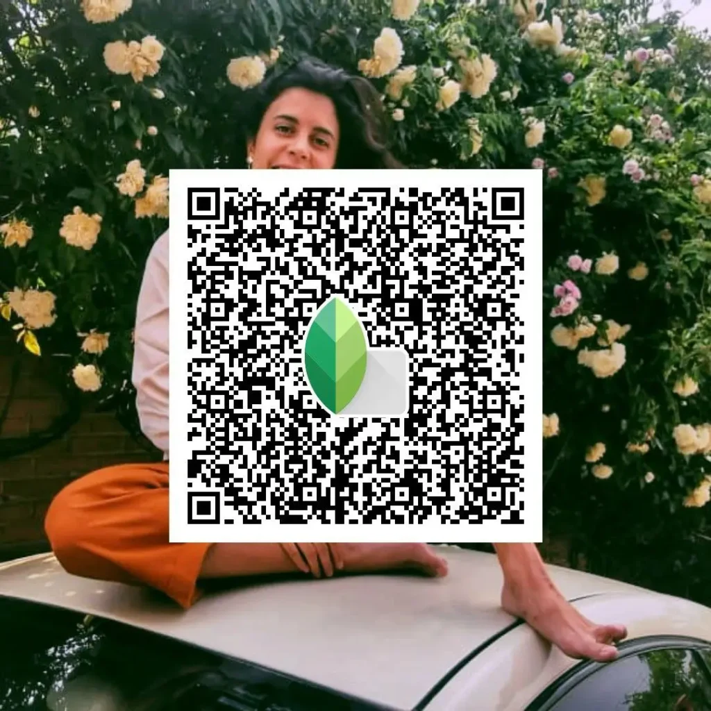 Snapseed QR Codes HD 4K से एडिट की गई कार फोटो