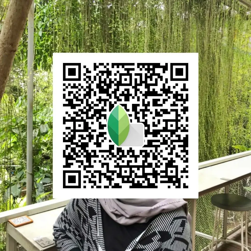 Snapseed QR code car outdoor photos