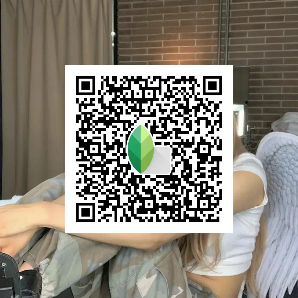 classic aesthetic snapseed vintage qr code