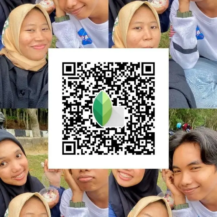 iPhone आउटडोर फोटो की Snapseed QR एडिटिंग