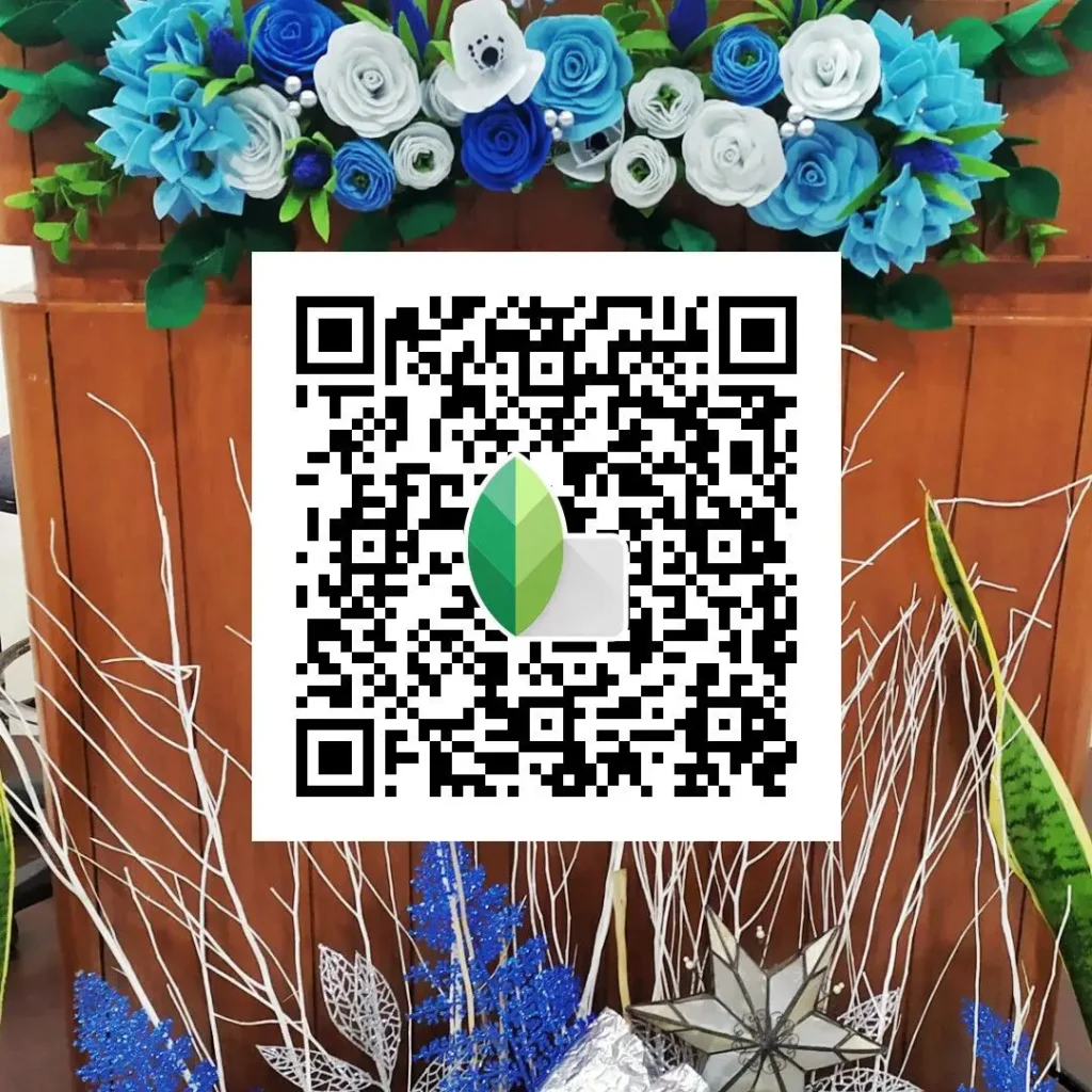 iPhone फोटो के लिए ऑप्टिमाइज़ किया गया Snapseed QR कोड