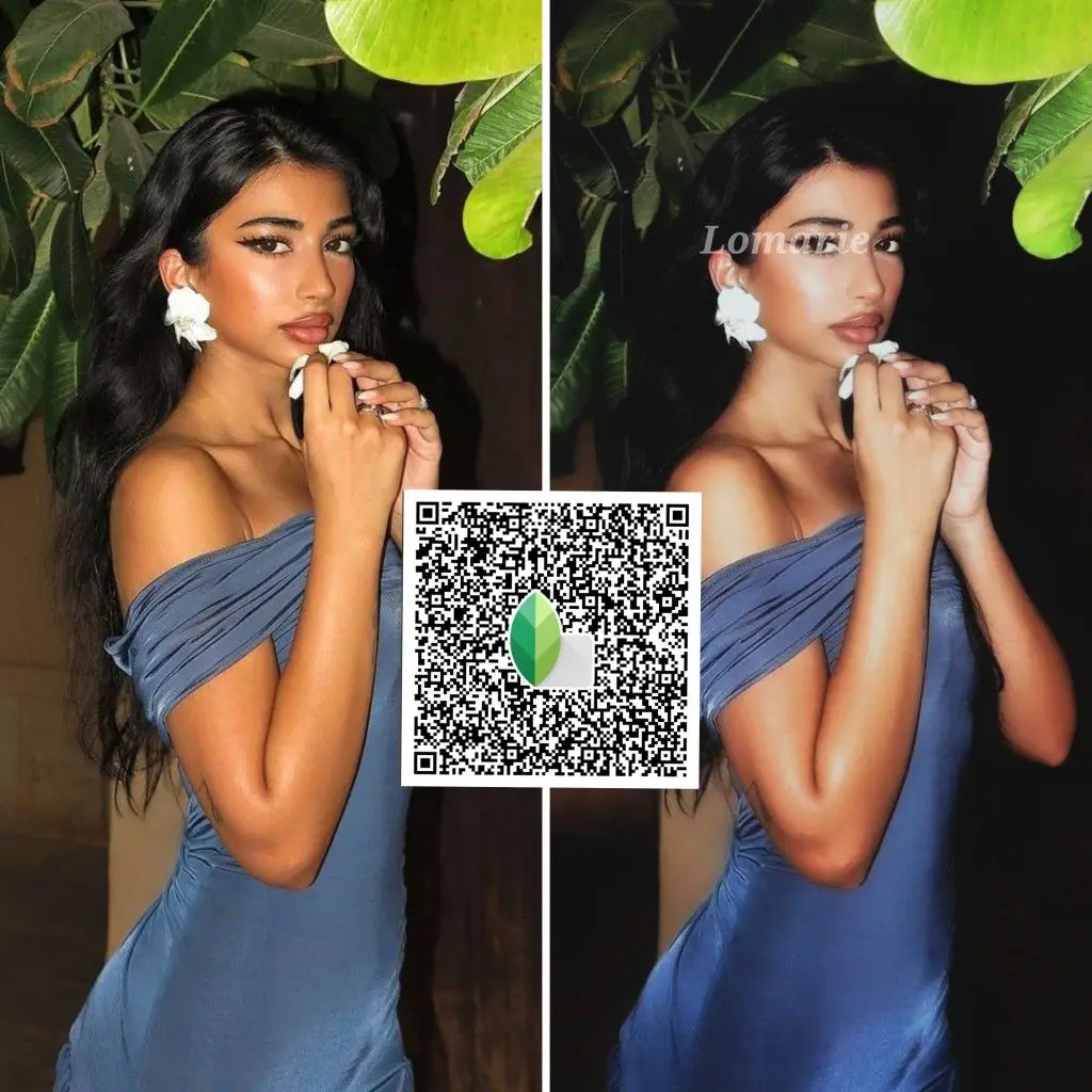 iPhone सेल्फी के लिए Snapseed QR कोड एडिट