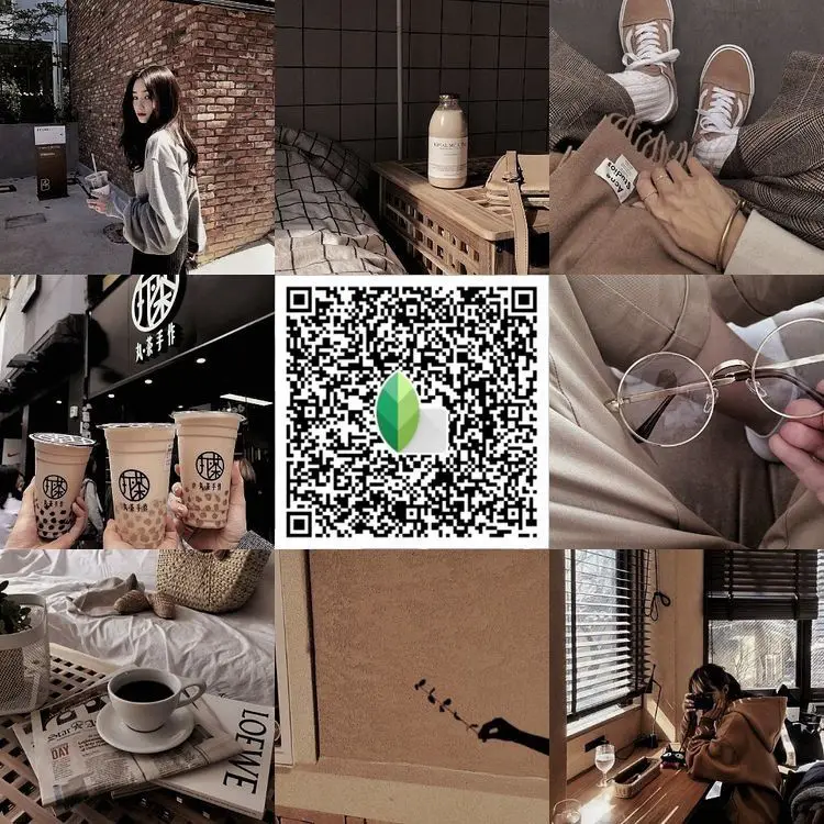 instagram stories snapseed qr code