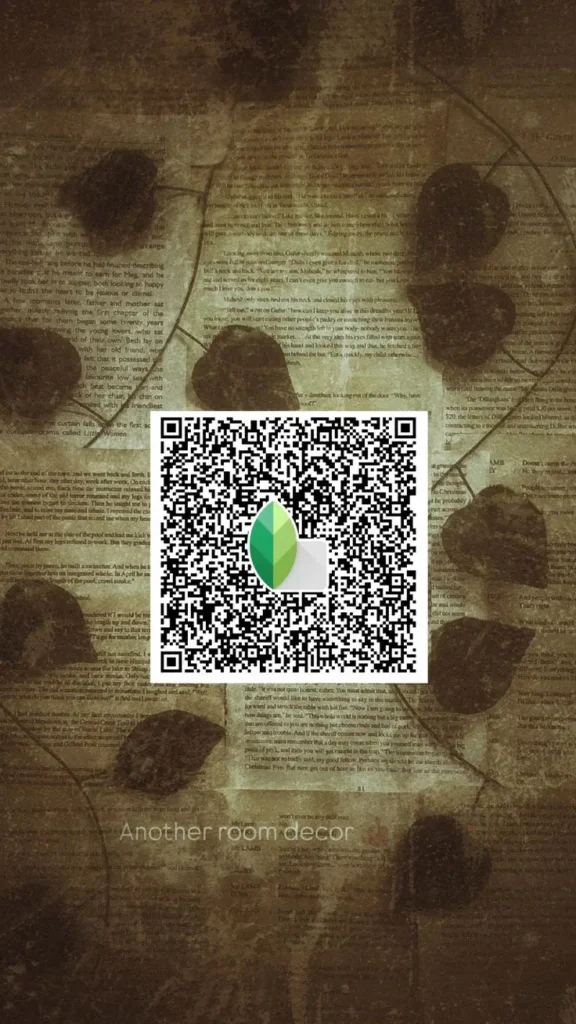 retro look vintage snapseed qr codes