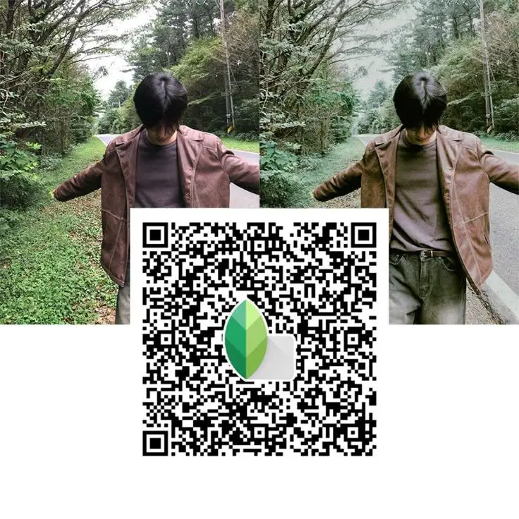 snapseed qr code for classic photo editing style