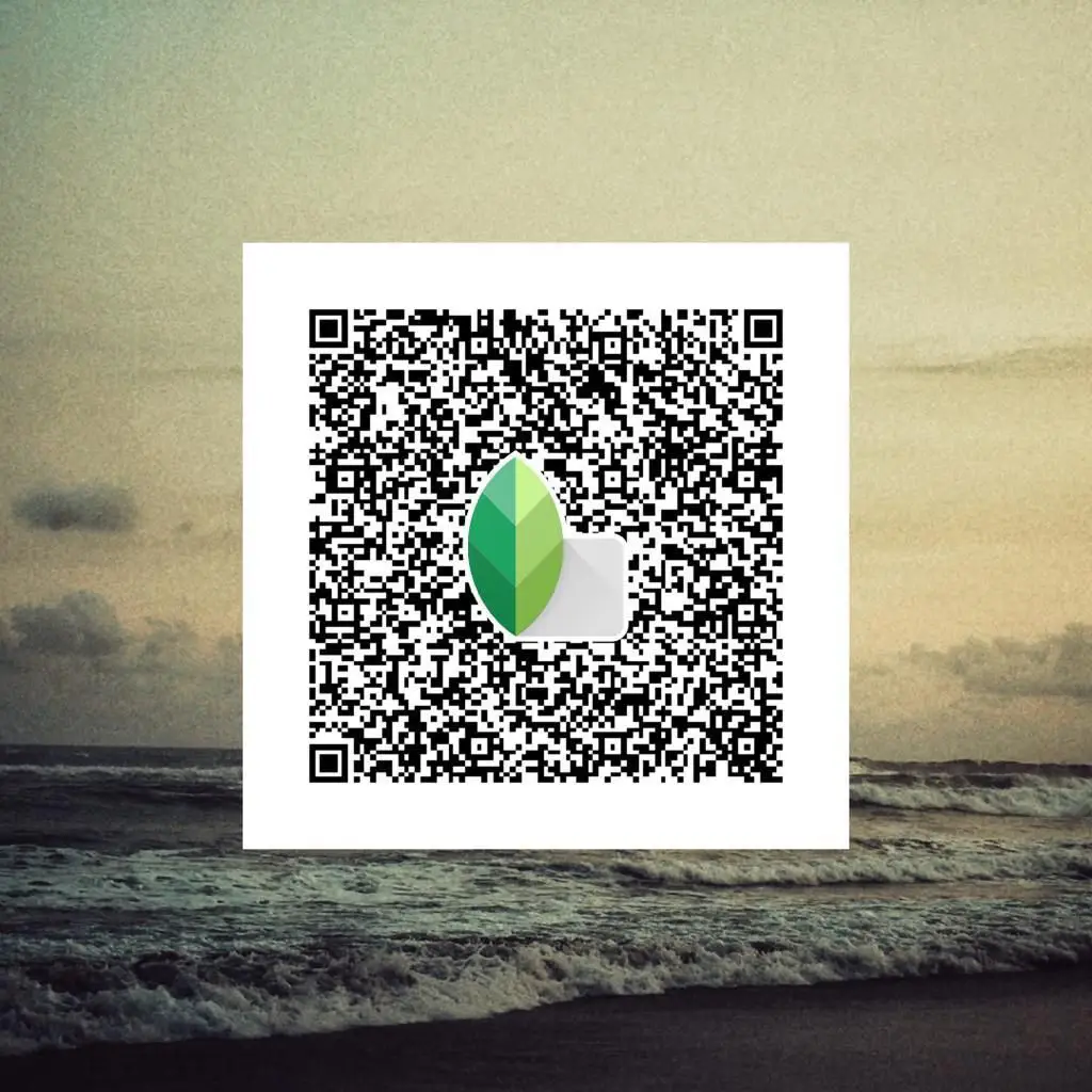 snapseed qr code vintage look photo editing