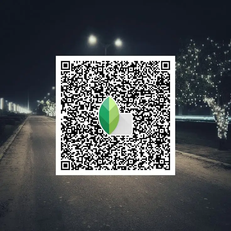 डार्क और मूडी सिनेमैटिक लुक के लिए Snapseed QR कोड