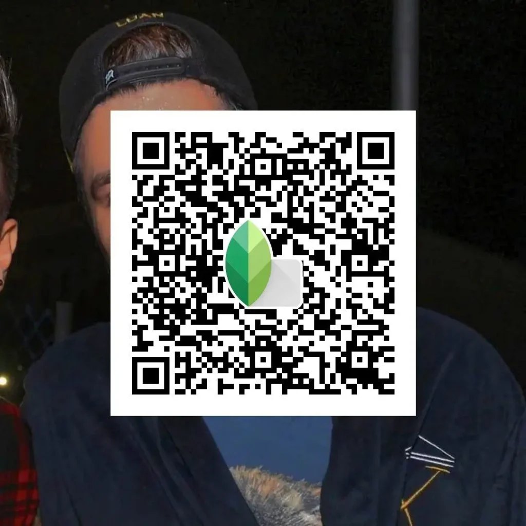 नाइट फोटो के लिए HD 4K Snapseed QR कोड