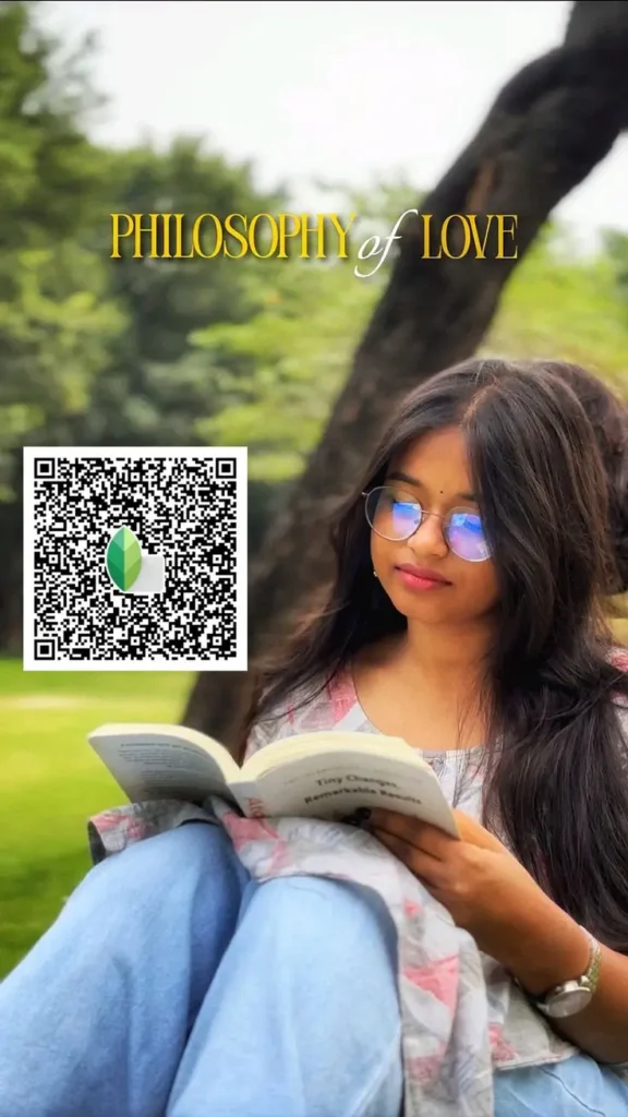 फेस डिटेल्स के साथ बैकग्राउंड ब्लर Snapseed QR प्रीसेट