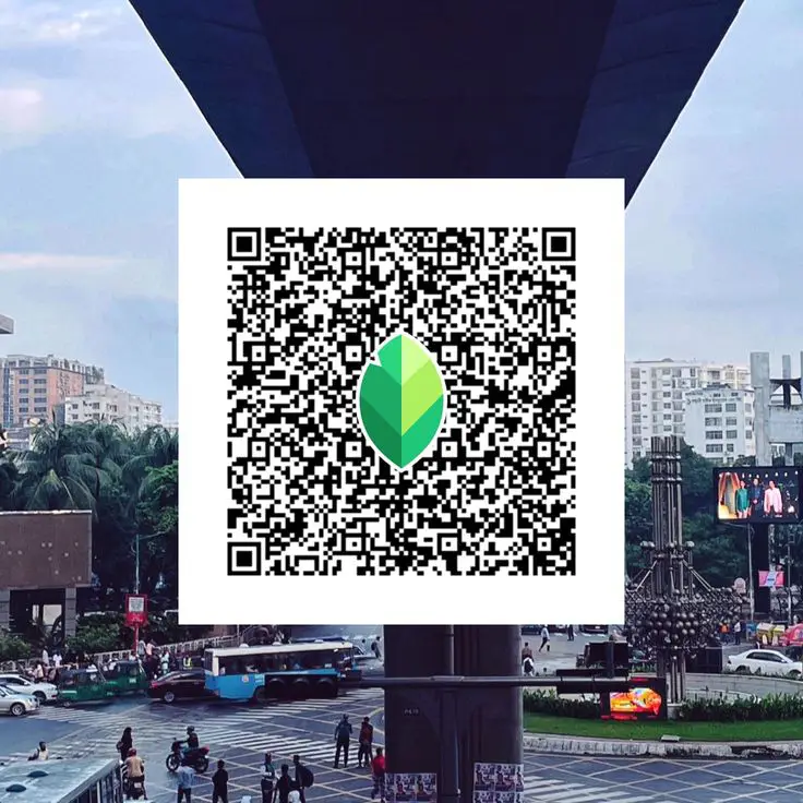 सिनेमैटिक फिल्म लुक वाला Snapseed QR प्रीसेट