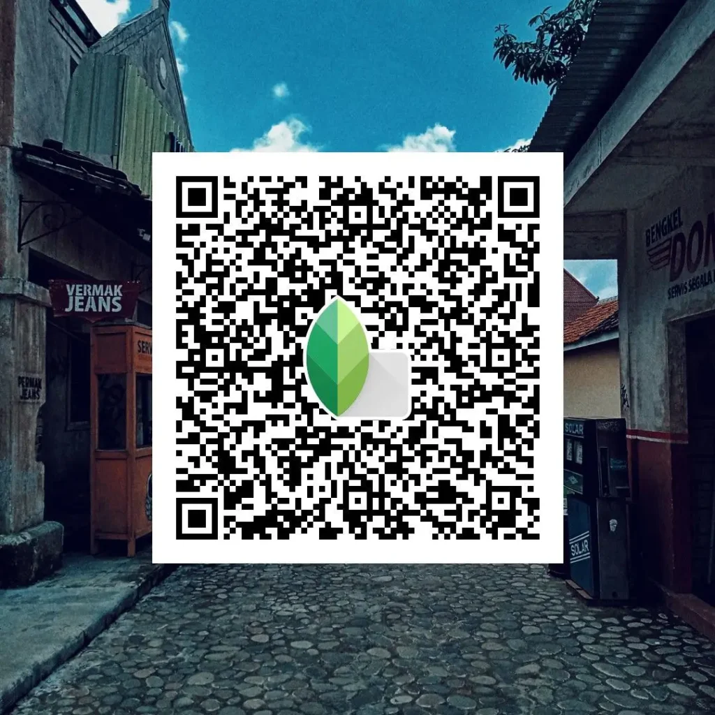 सॉफ्ट ग्रेन फोटो एडिटिंग स्नैपसीड QR कोड