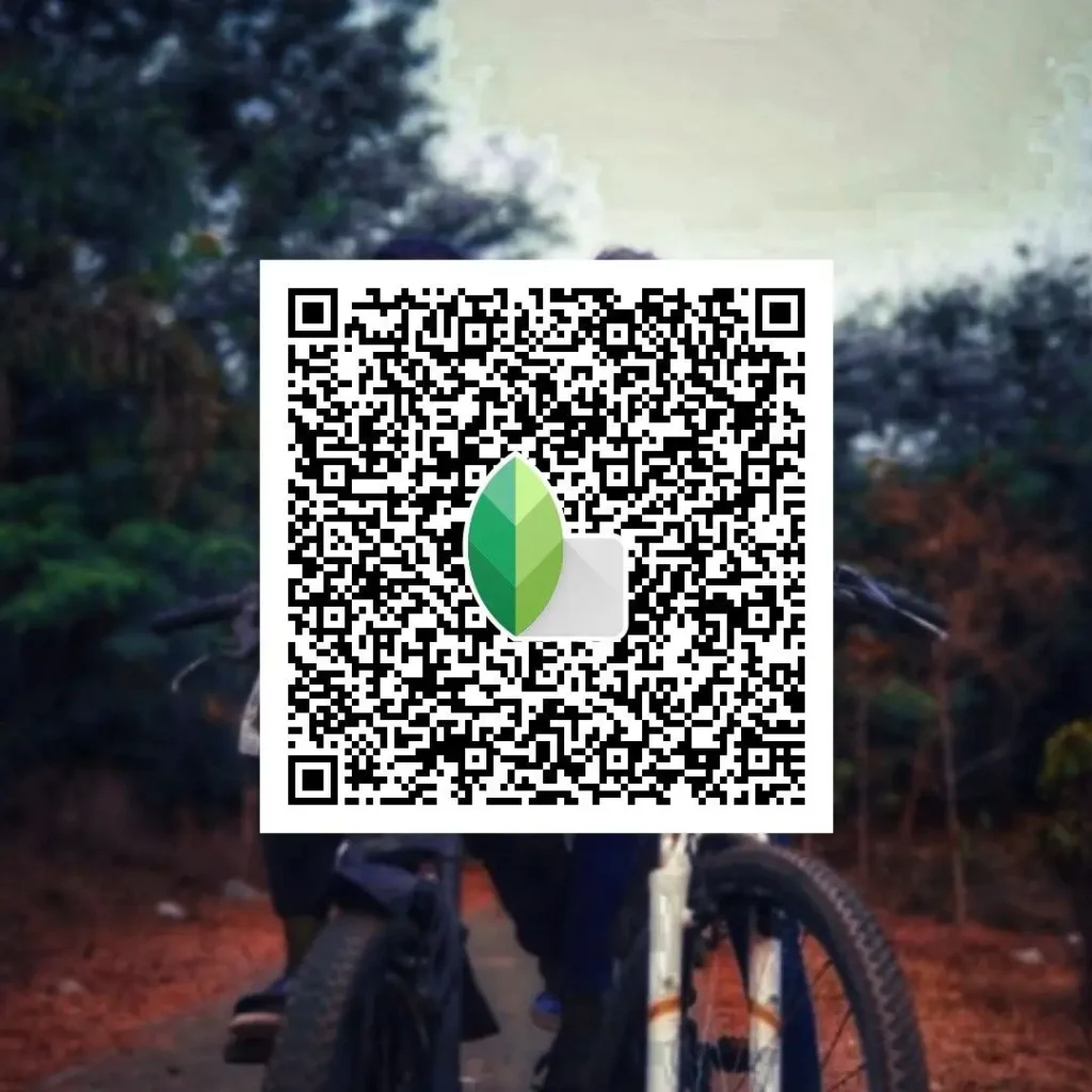 स्नैपसीड QR कोड बाइक और कार फोटो एडिटिंग