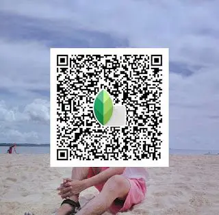 Soft red indoor edit using Snapseed QR