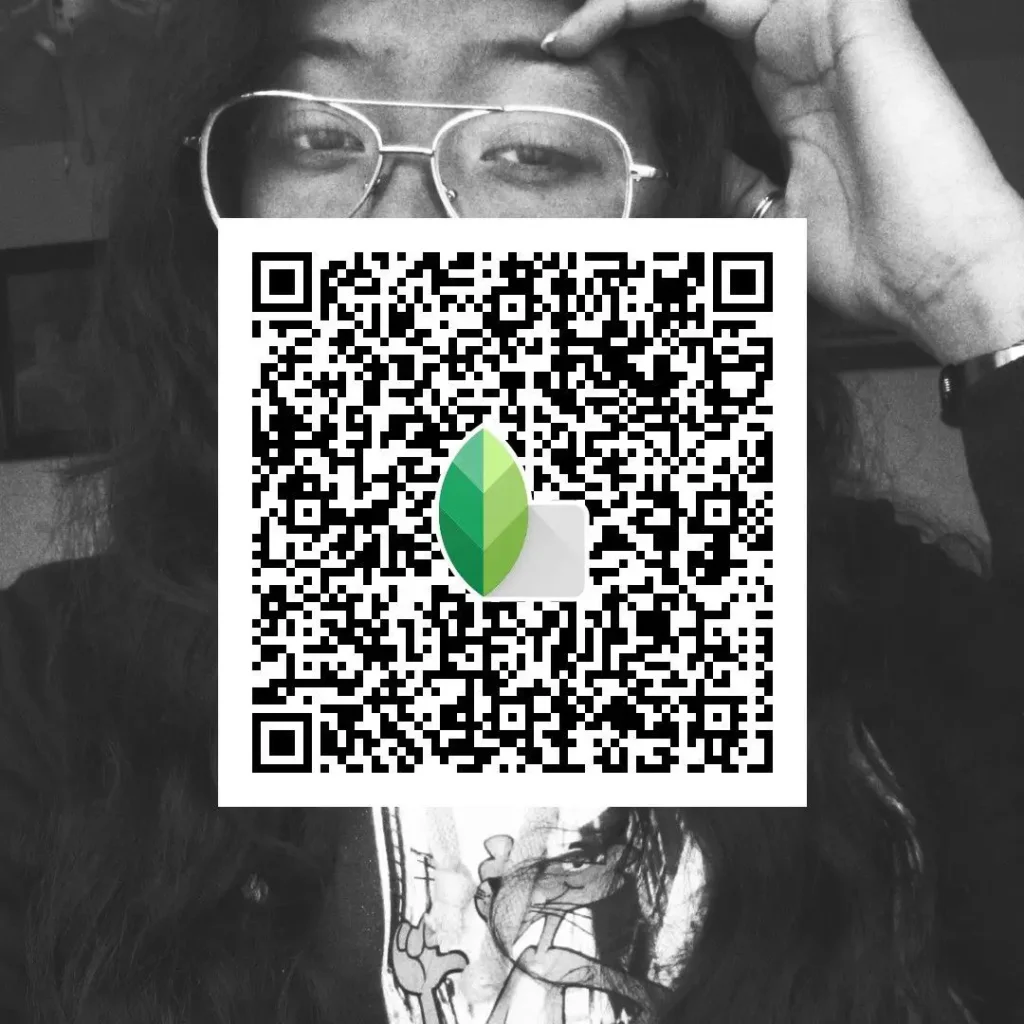 black and white snapseed qr code preset