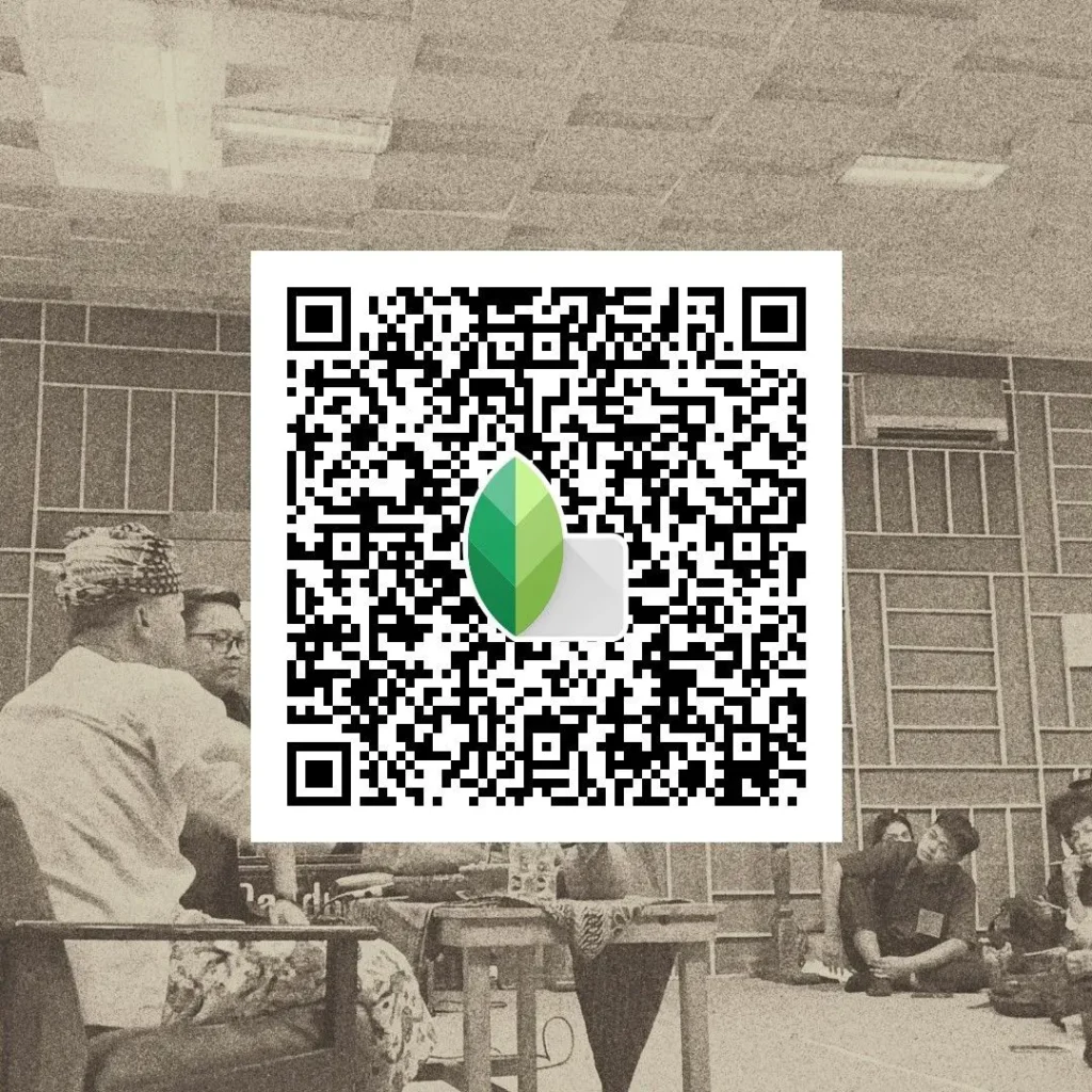 bold bw qr code snapseed