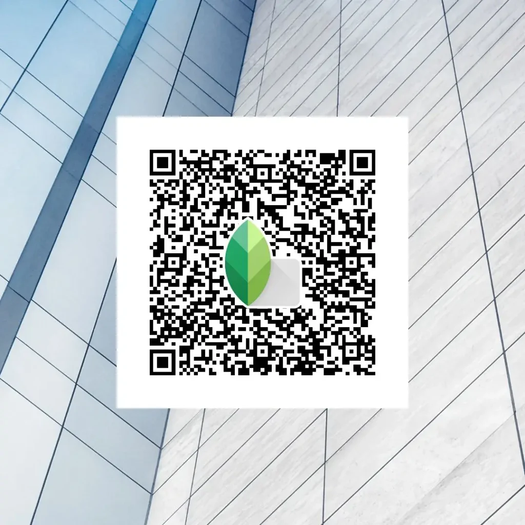 simple black white qr code