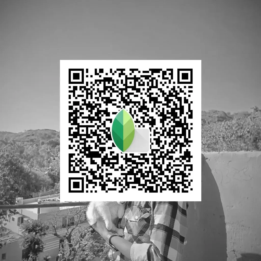 high clarity black white snapseed edit