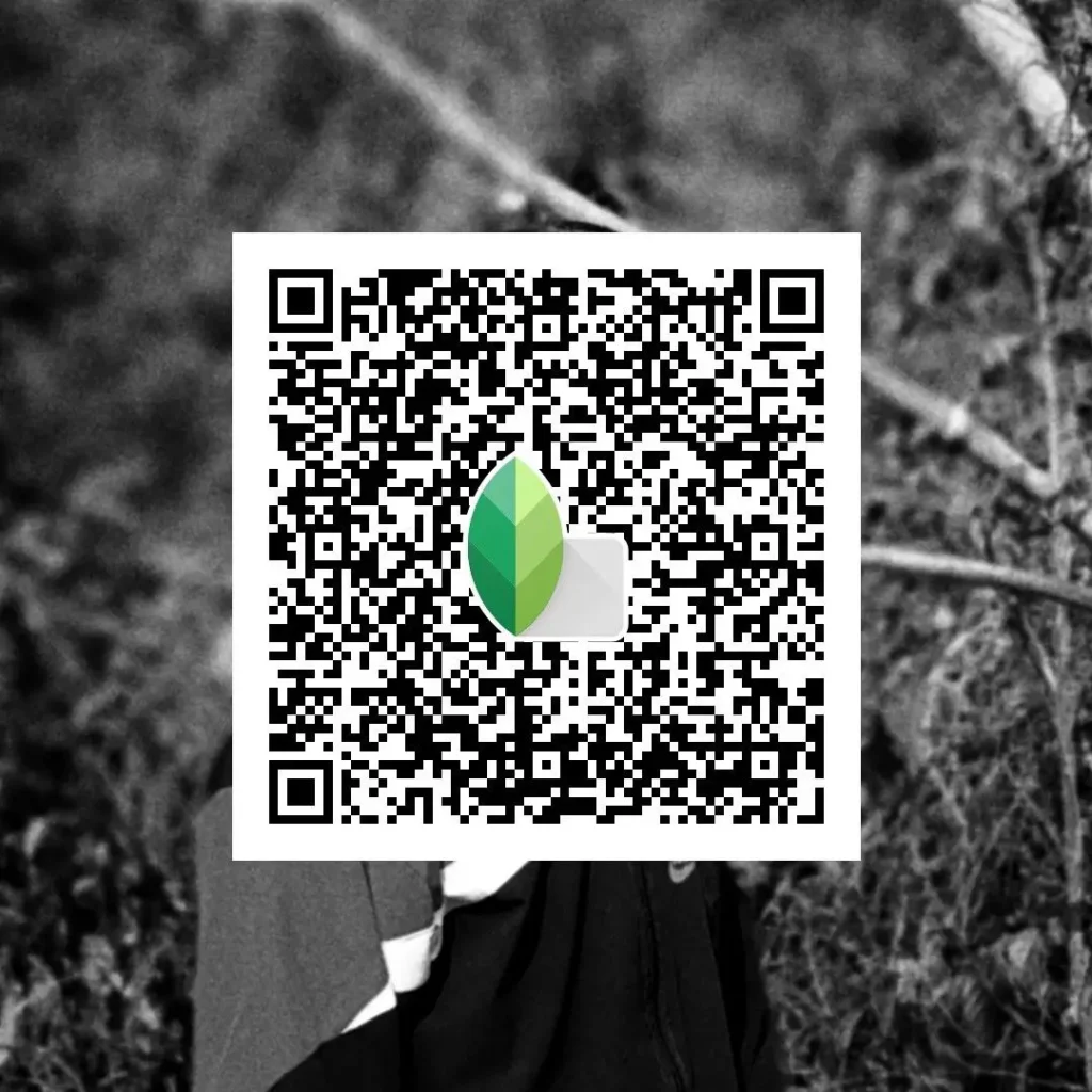 neutral bw snapseed qr code