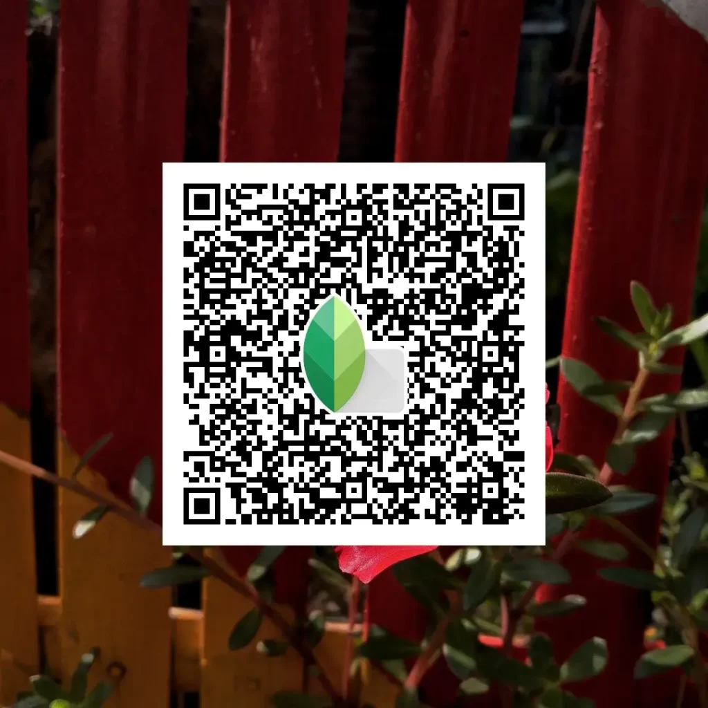 outdoor bw snapseed qr