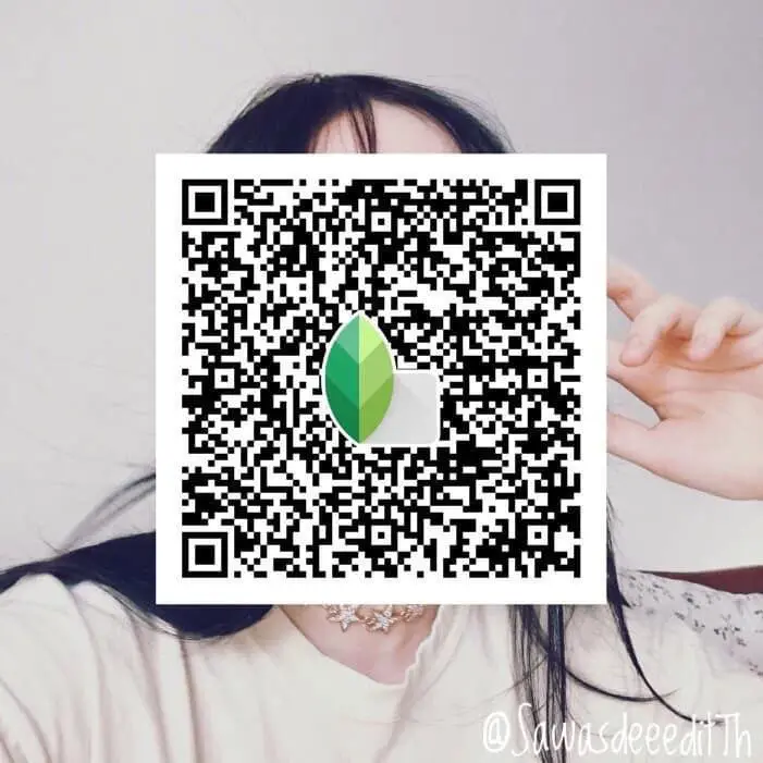 snapseed qr preset black and white